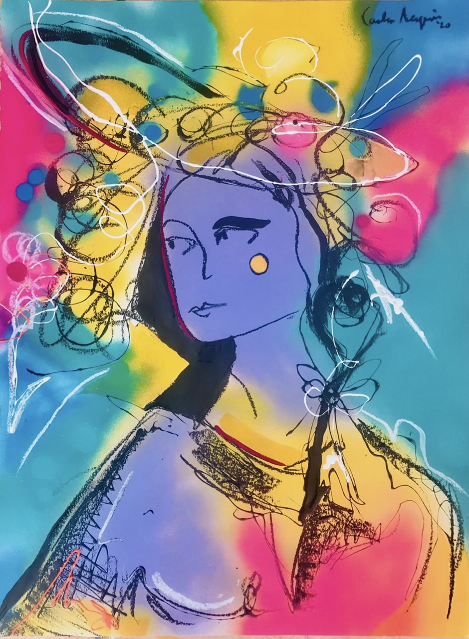 Painting by Carla Negrón — acrylic on canvas