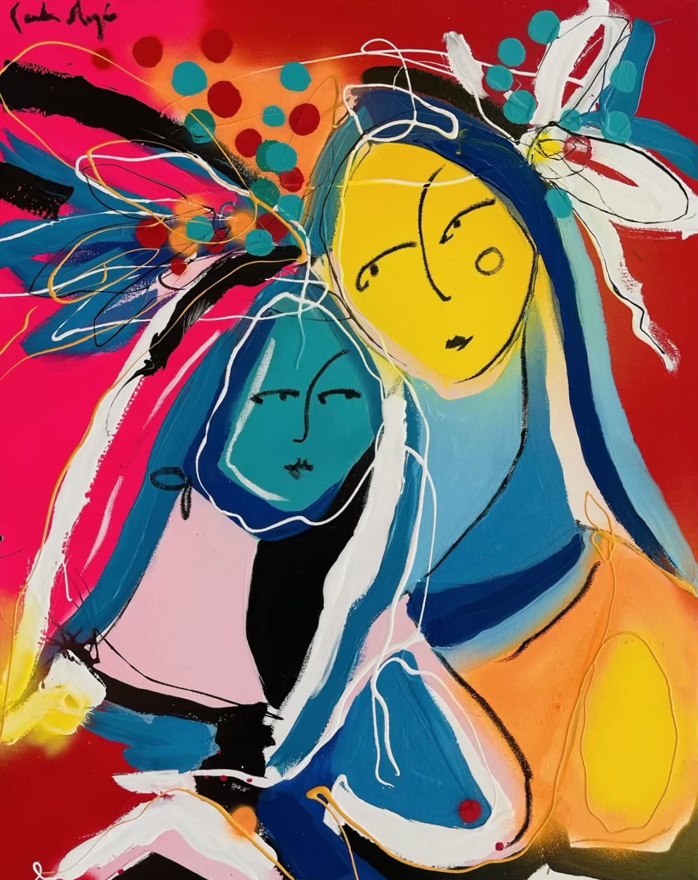 Painting by Carla Negrón — acrylic on canvas