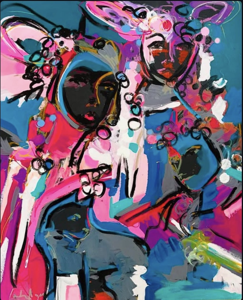 Painting by Carla Negrón — acrylic on canvas