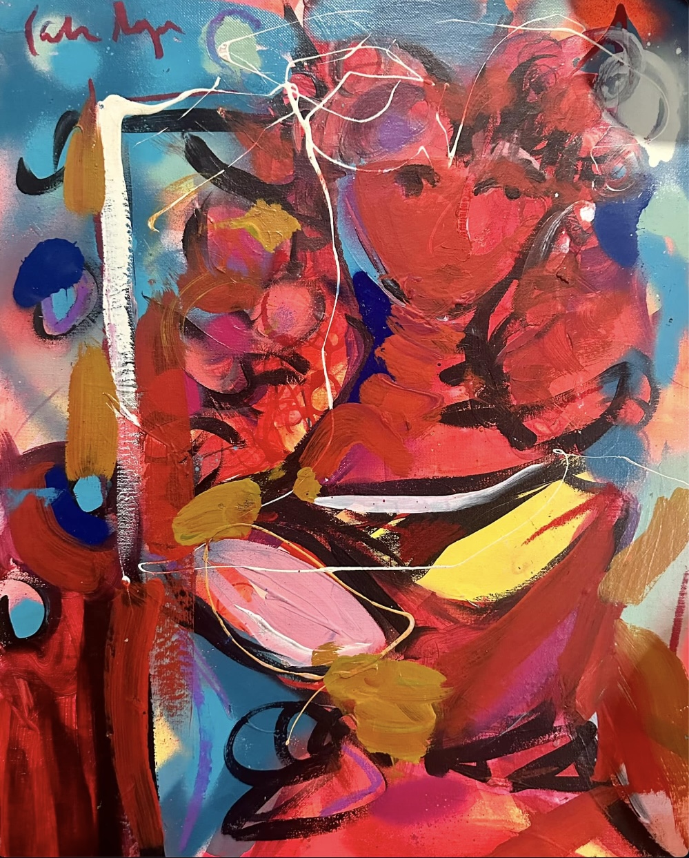 Painting by Carla Negrón — acrylic on canvas