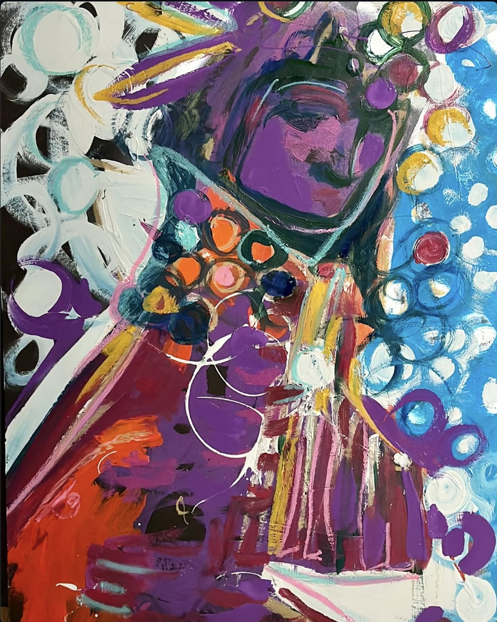 Painting by Carla Negrón — acrylic on canvas
